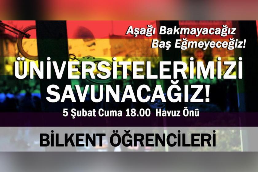 Bilkent öğrencileri imzalı çağrı ilanı