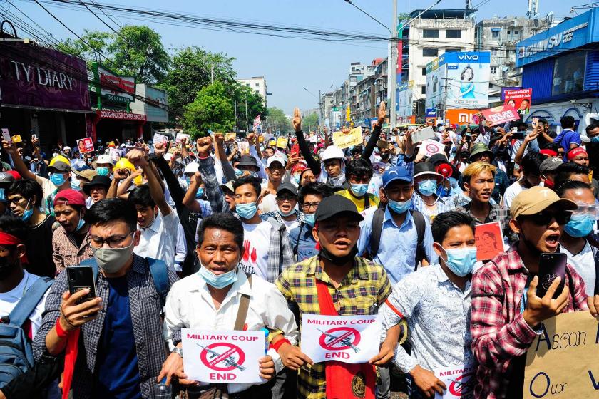 Myanmar'da darbeci askerler, 2020'deki genel seçim sonuçlarını geçersiz saydı