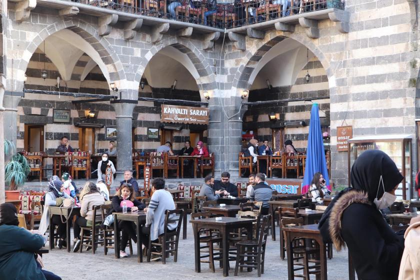 Diyarbakır'da çay ocaklarının olduğu yer