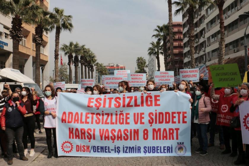 Genel-İş İzmir Şubesi kadınlar açıklama