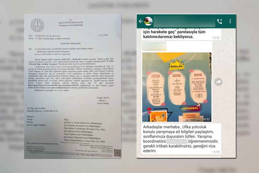 MEB Ortaöğretim Genel Müdürlüğünün yazısı ve öğretmen gruplarında paylaşılan mesaj