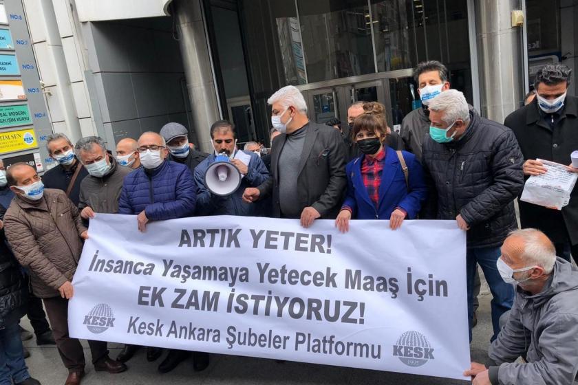 KESK Ankara Şubesi basın açıklaması