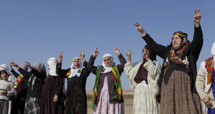 Kobanê için İzmir’den Suruç’a barış zinciri