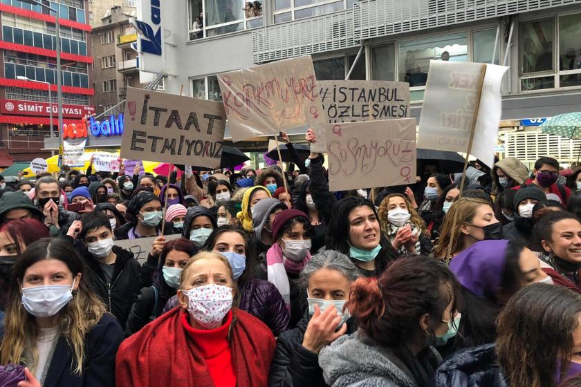 Ankara'da kadınlar sokağa çıktı