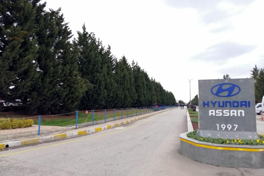 Hyundai Assan fabrikası girişi 