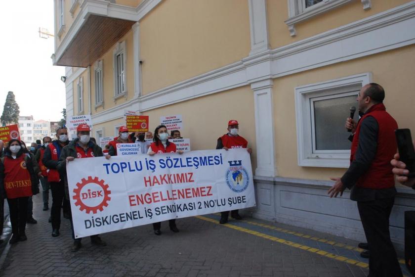 Bakırköy Belediye işçilerinin eylemi