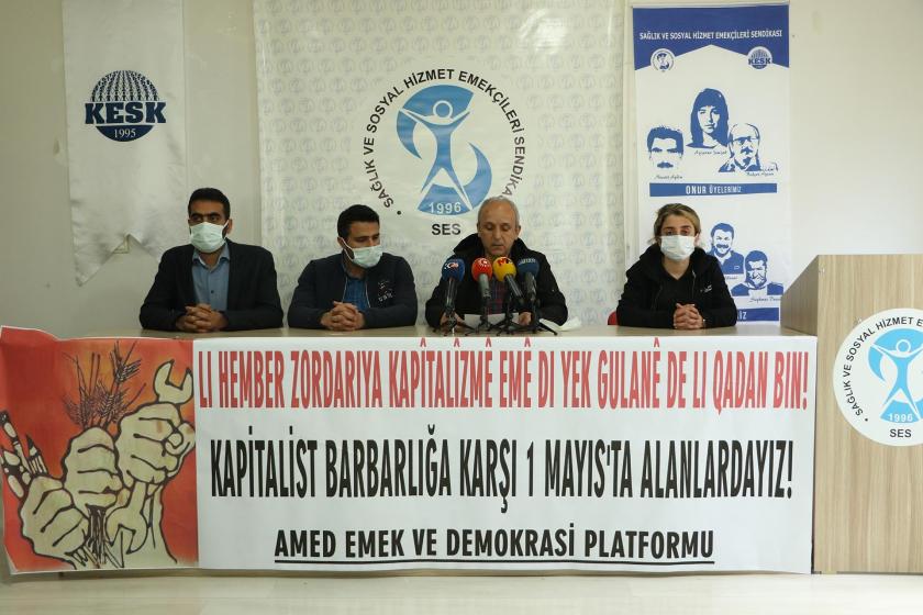 Amed Emek ve Demokrasi Platformu: 1 Mayıs’ta alanlardayız