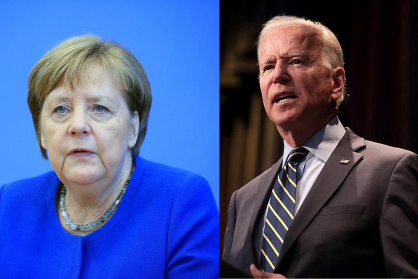 Angela Merkel, Joe Biden