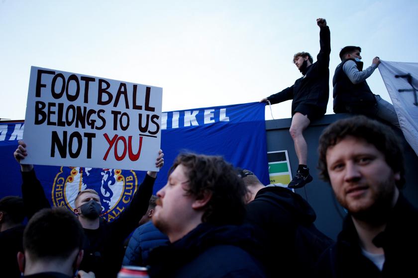 Avrupa Süper Lig protestosu