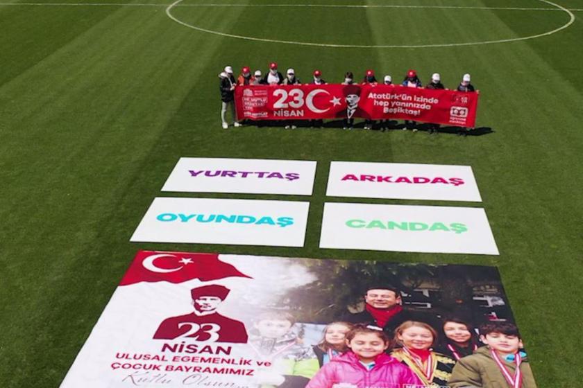 Çocuklar 23 Nisan için bir araya geldi