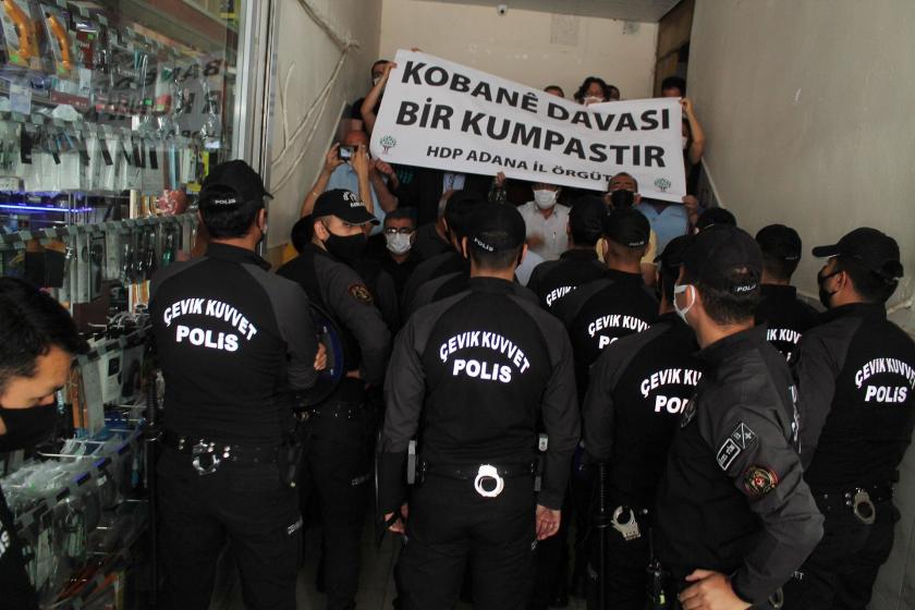 HDP Adana İl örgütü binasında polis ablukası 