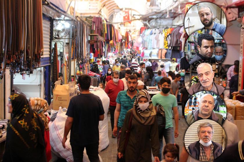 Urfa'da çarşı ve esnafın fotoğrafları