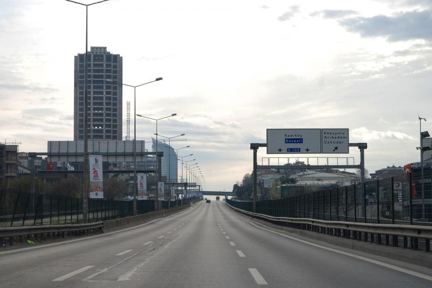 İstanbul'da boş ana yol