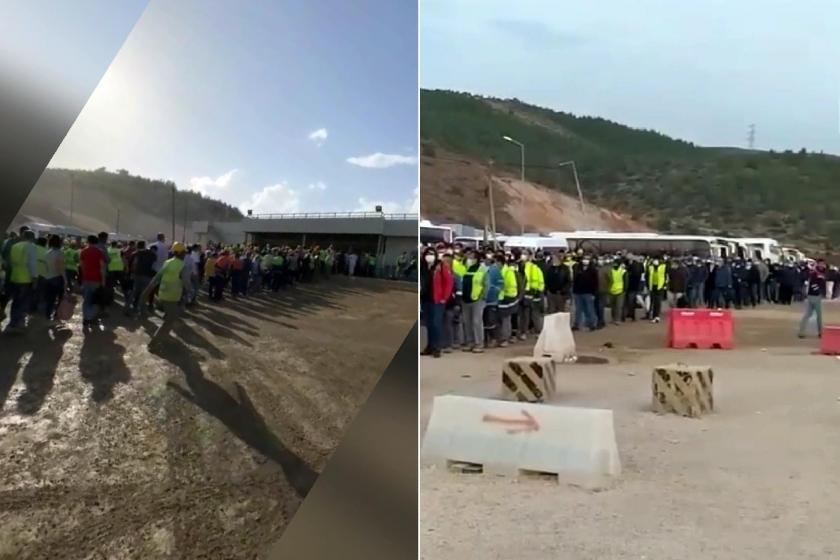 Akkuyu Nükleer Santrali inşaatında işçiler 1 Mayıs'ta da çalıştırıldı