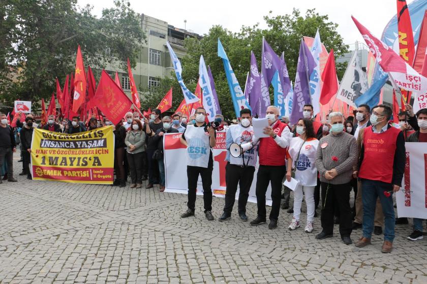 İzmir'de 1 Mayıs açıklaması