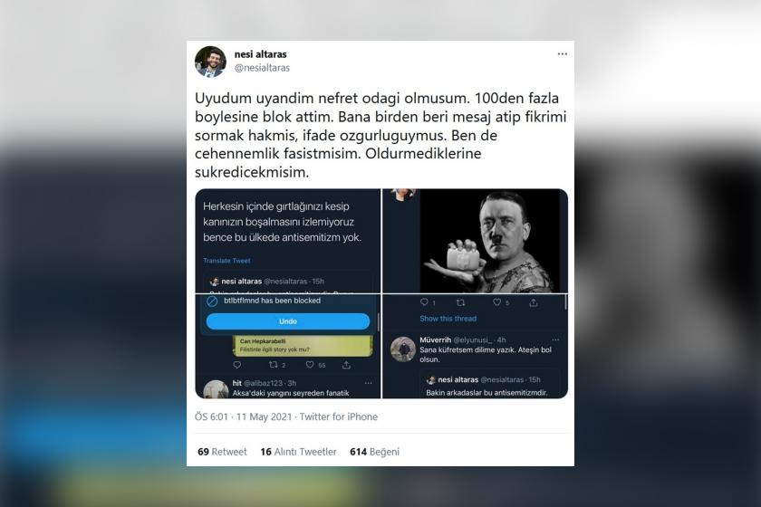 Avlaremoz Editörü Nesi Altaras sosyal medyada antisemit saldırıya maruz bırakıldı