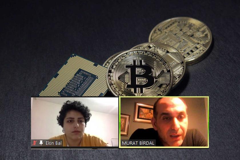 Bitcoin görseli üzerine webinardan ekran görüntüsü