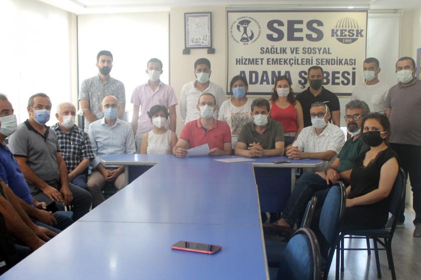 SES'e yönelik operasyon, Adana'da protesto edildi