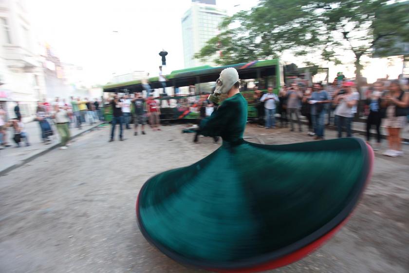 Gezi direnişinde çok sayıda insan