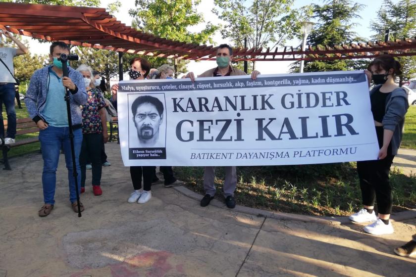 Gezi direnişinin yıl dönümünde Ankara Batıkent'te basın açıklaması yapıldı.