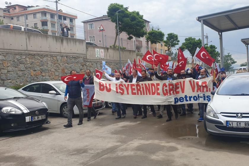 Recticel işçileri TİS'te anlaşma sağlanamaması üzerine greve çıktı