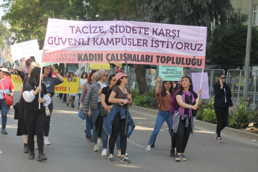 Çukurova Üniversitesi Kadın Çalışmaları Topluluğu eylemi