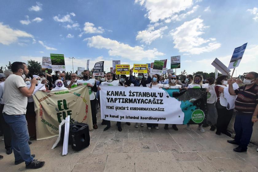 Kanal İstanbul'a karşı eylem