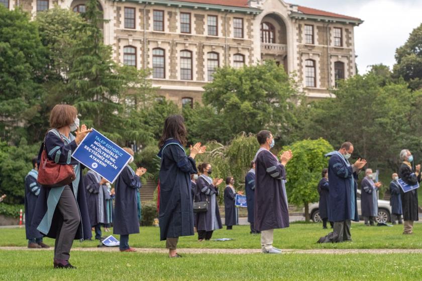 Boğaziçili akademisyenlerden Senato tepkisi: Demokratik prensipler çiğnenemez