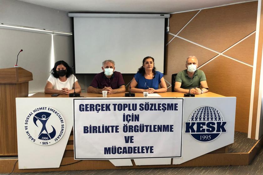 SES toplusözleşme taleplerini düzenledikleri basın açıklamasıyla duyurdu