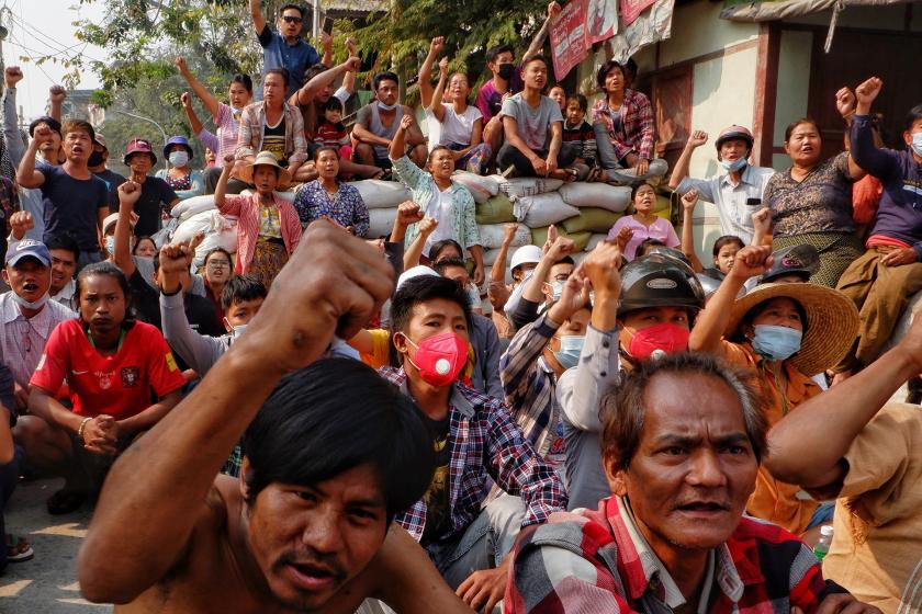 Myanmar'da eylemler