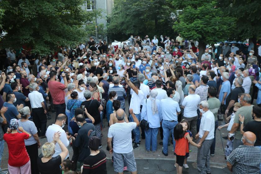 Tozkoparan Mahallesi’nde kentsel dönüşüm projesine tepki 