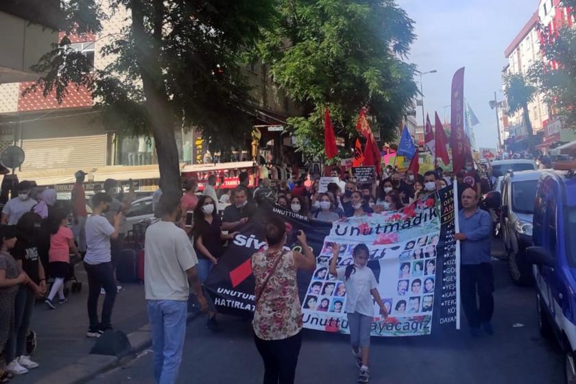 İstanbul Sarıgazi Mahallesinde Sivas Katliamı bir kez daha lanetlendi