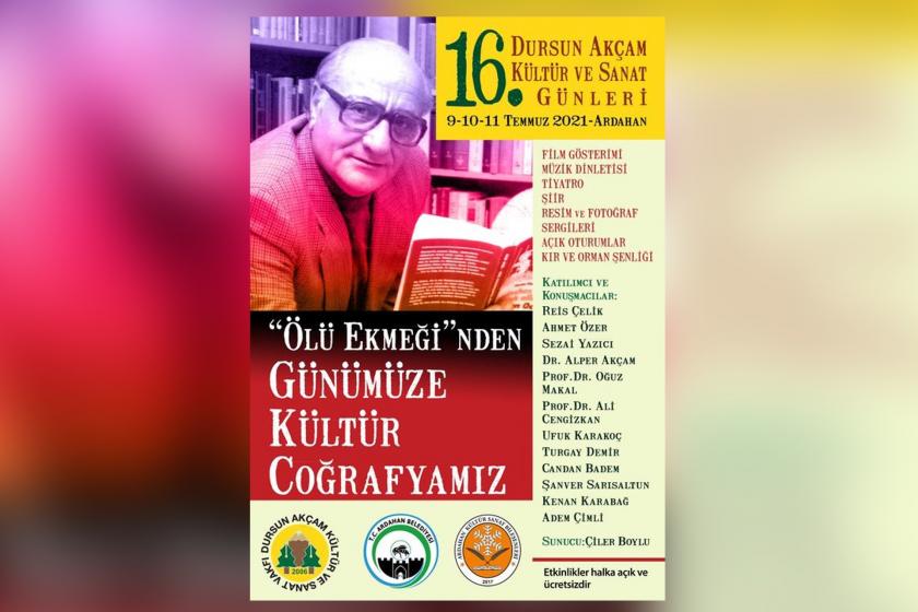 16. Dursun Akçam Kültür ve Sanat Günleri afişi