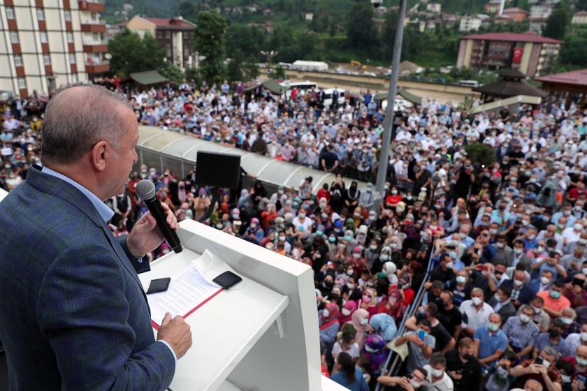 Erdoğan Rize'de konuştu