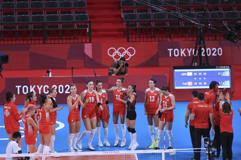 2020 Tokyo Olimpiyat Oyunları'nda A Milli Kadın Voleybol Takımı, B Grubu'ndaki dördüncü maçında Arjantin ile karşılaştı.