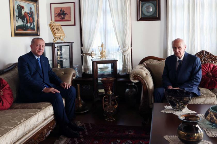 Erdoğan, Bahçeli'yi evinde ziyaret etti