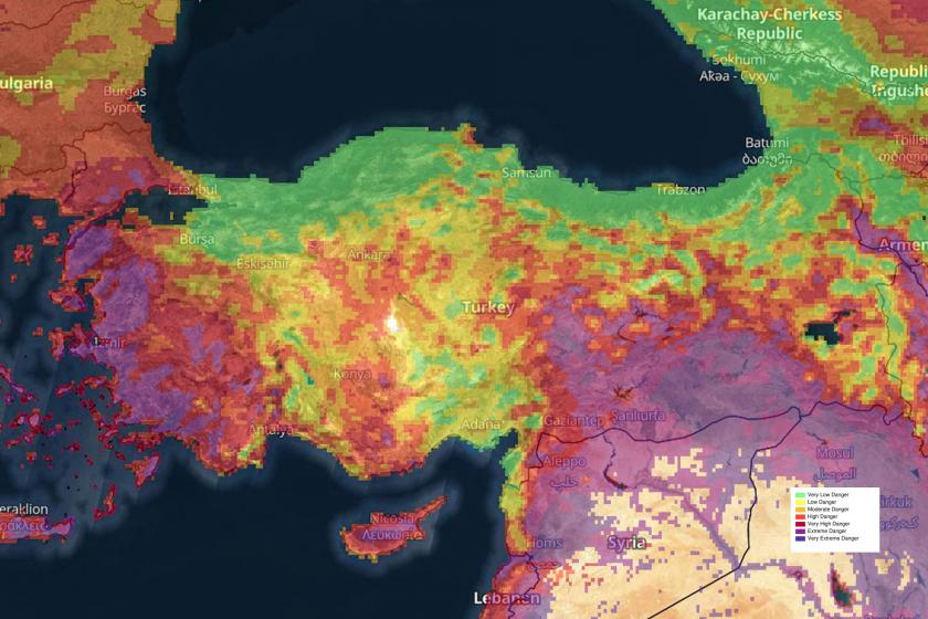 yangın risk haritası