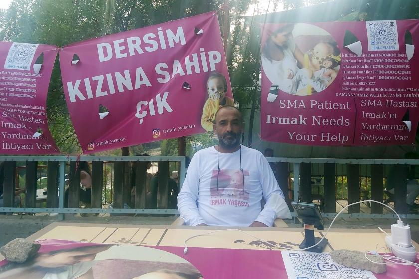 SMA hastası Irmak Ateş'in babası Deniz Ateş