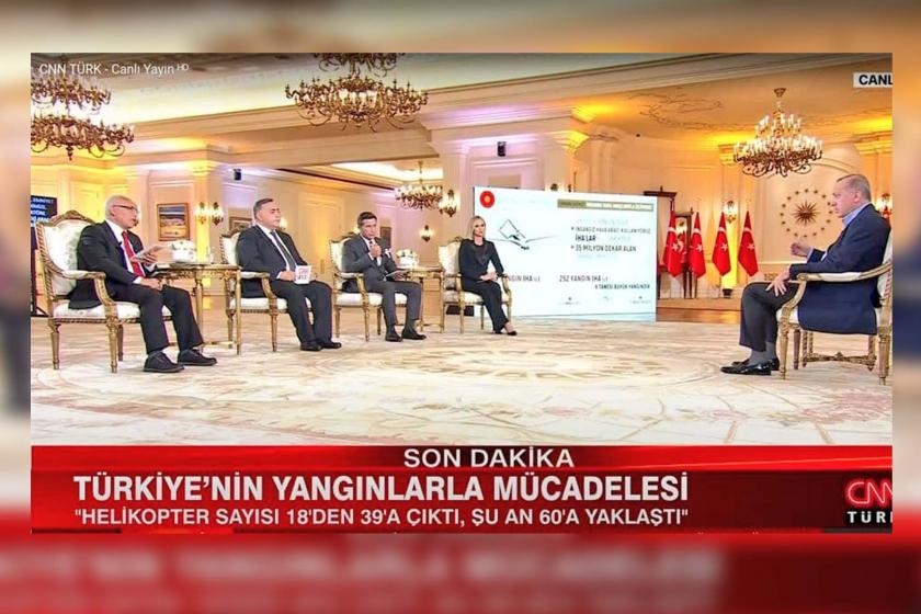 Erdoğan CNN Türk, Kanal D yayınında promterdan okudu