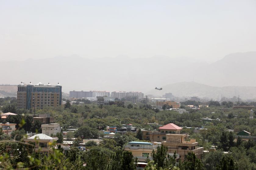 Afganistan'ın başkenti Kabil'den bir fotoğraf.