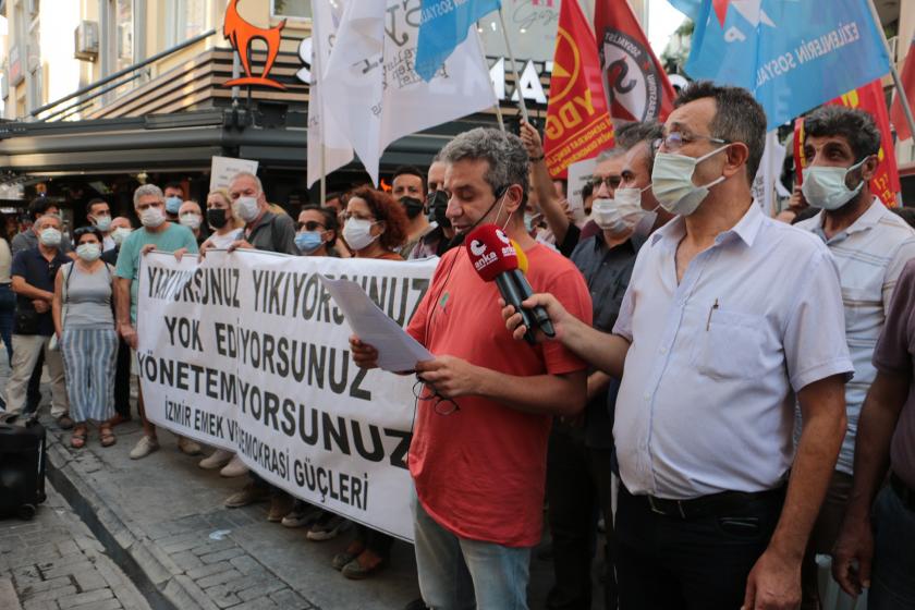 İzmir Emek ve Demokrasi Güçleri'nin basın açıklaması