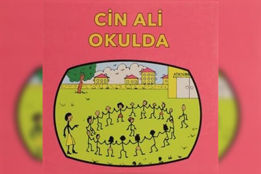 Cin Ali Okulda kitap kapağı