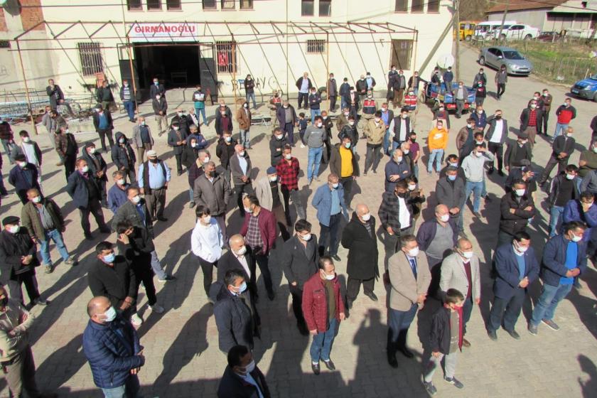 Ordu Korgan’da Keşderesi üzerine yapılmak istenen HES'e karşı çıkan vatandaşlar