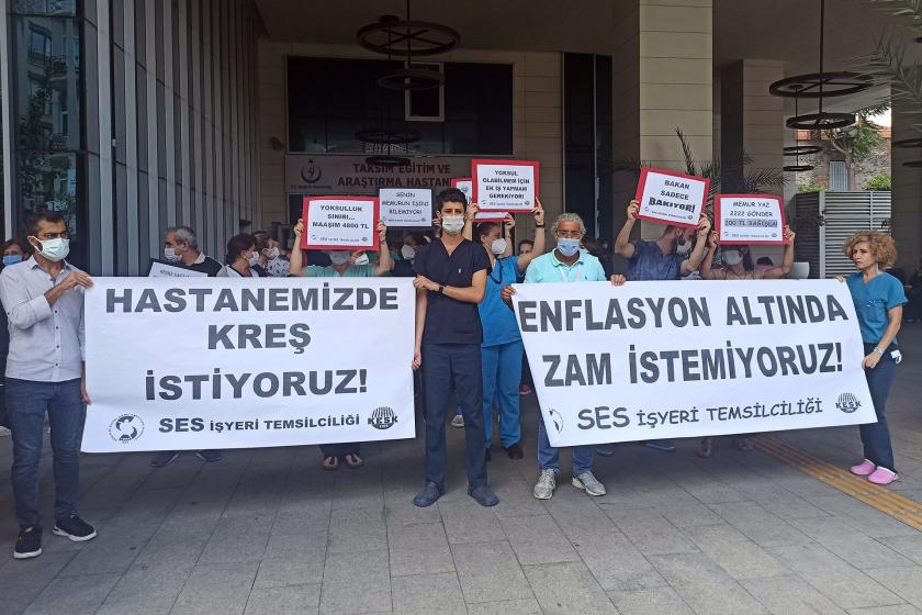 SES Şişli Şubesi: Maaşlar yoksulluk sınırını geçmeli