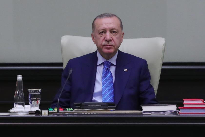 Cumhurbaşkanı Recep Tayyip Erdoğan Kabine Toplantısında iken