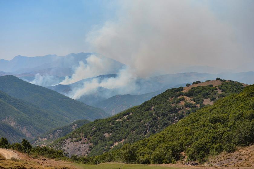 Dersim’in Hozat ilçesindeki orman yangınının kontrol altına alındığı duyuruldu