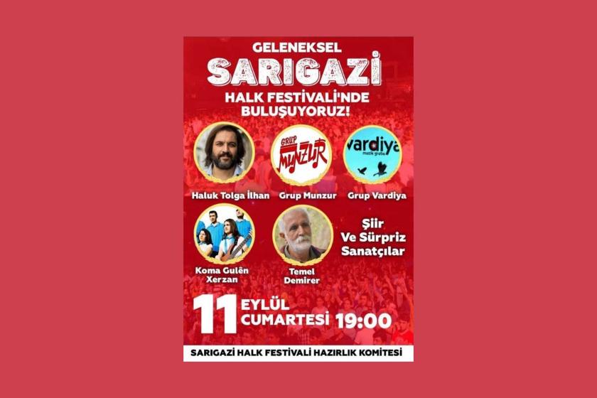 Geleneksel Sarıgazi Halk Festivali'nin afişi