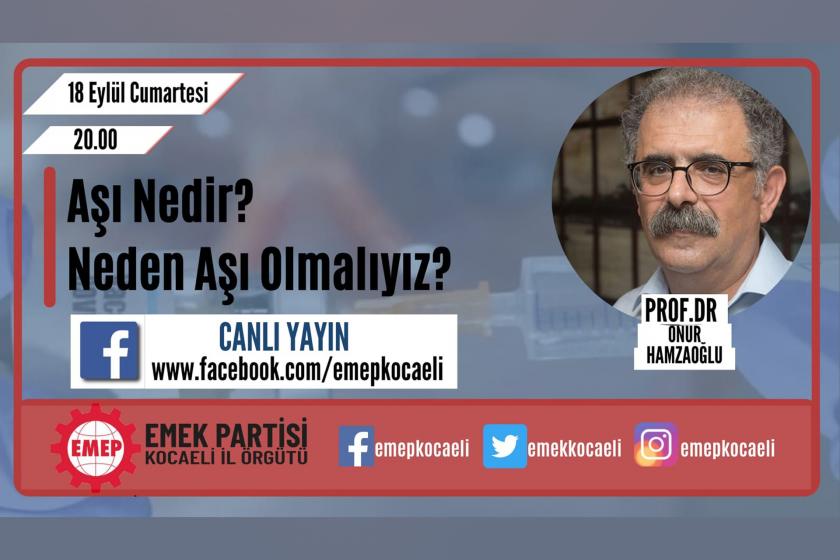 Emek Partisi Kocaeli İl Örgütü'nün etkinlik  afişi