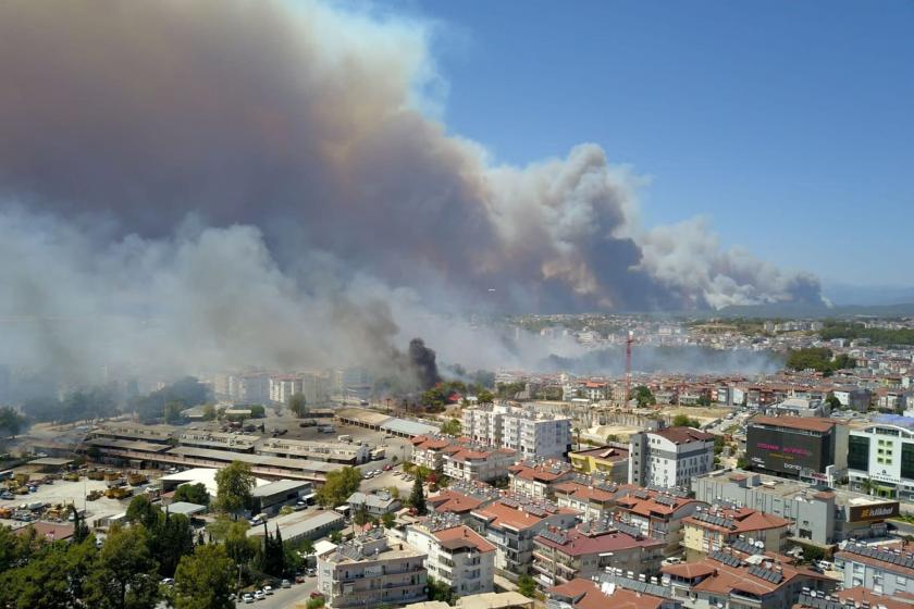 Manavgat'ta orman yangını