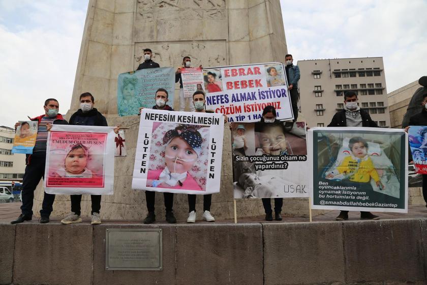 SMA hastası çocukların ailesi